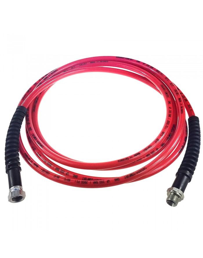 WĄŻ TERMOPLASTYCZNY CZERWONY 3,5M G3/8'' FM