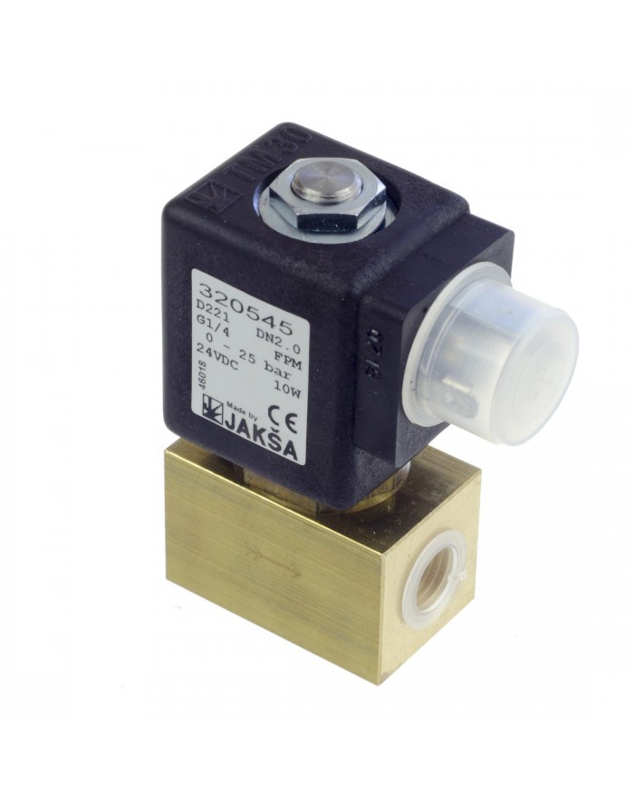 ELEKTROZAWÓR JAKŠA D221 0-25BAR G1/4'' FPM DC